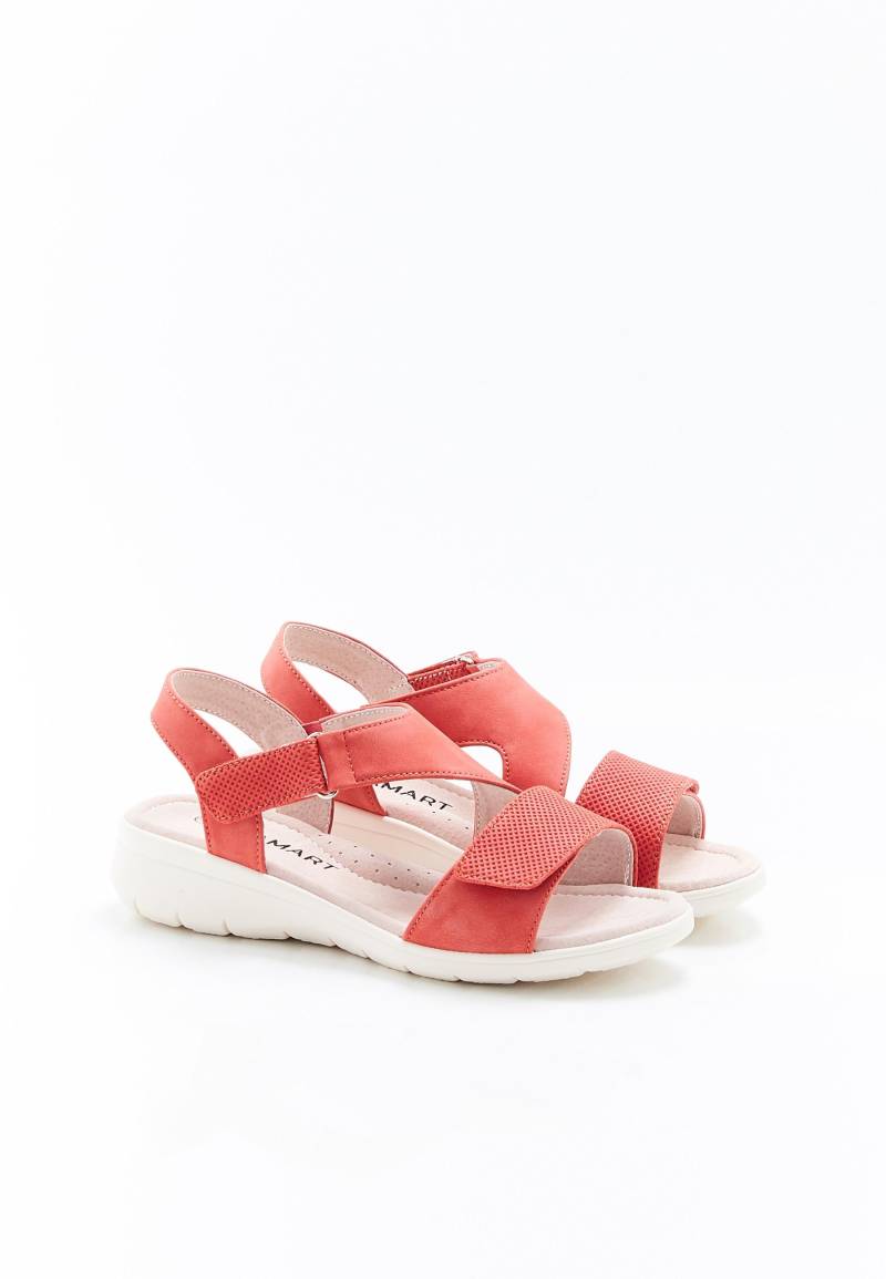 Sandalen Mit Keilabsatz, Komplett Zu Öffnen. Damen Rosa 38 von Damart