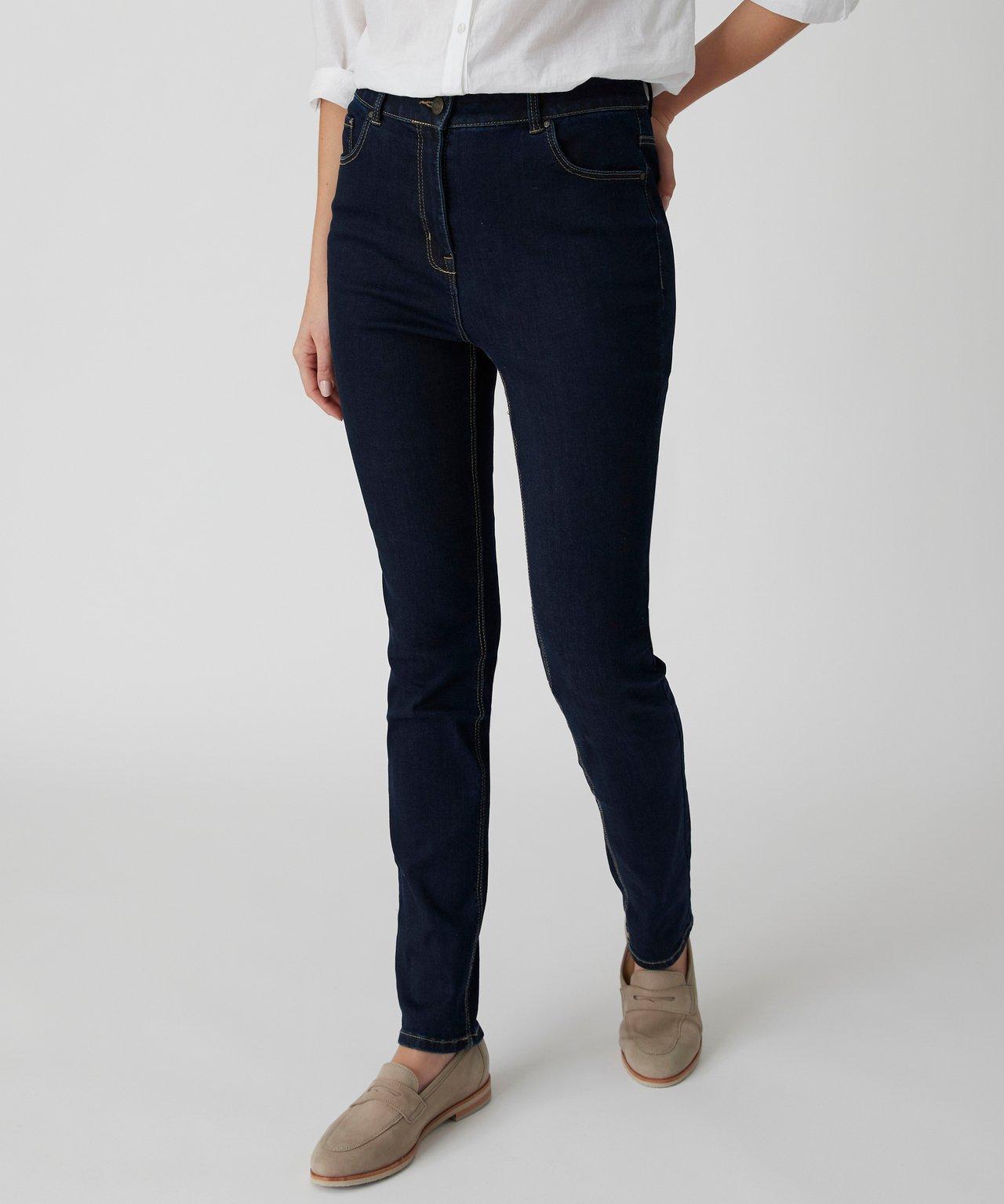 Slim-jeans, Perfect Fit By . Damen Blau 48 von Damart