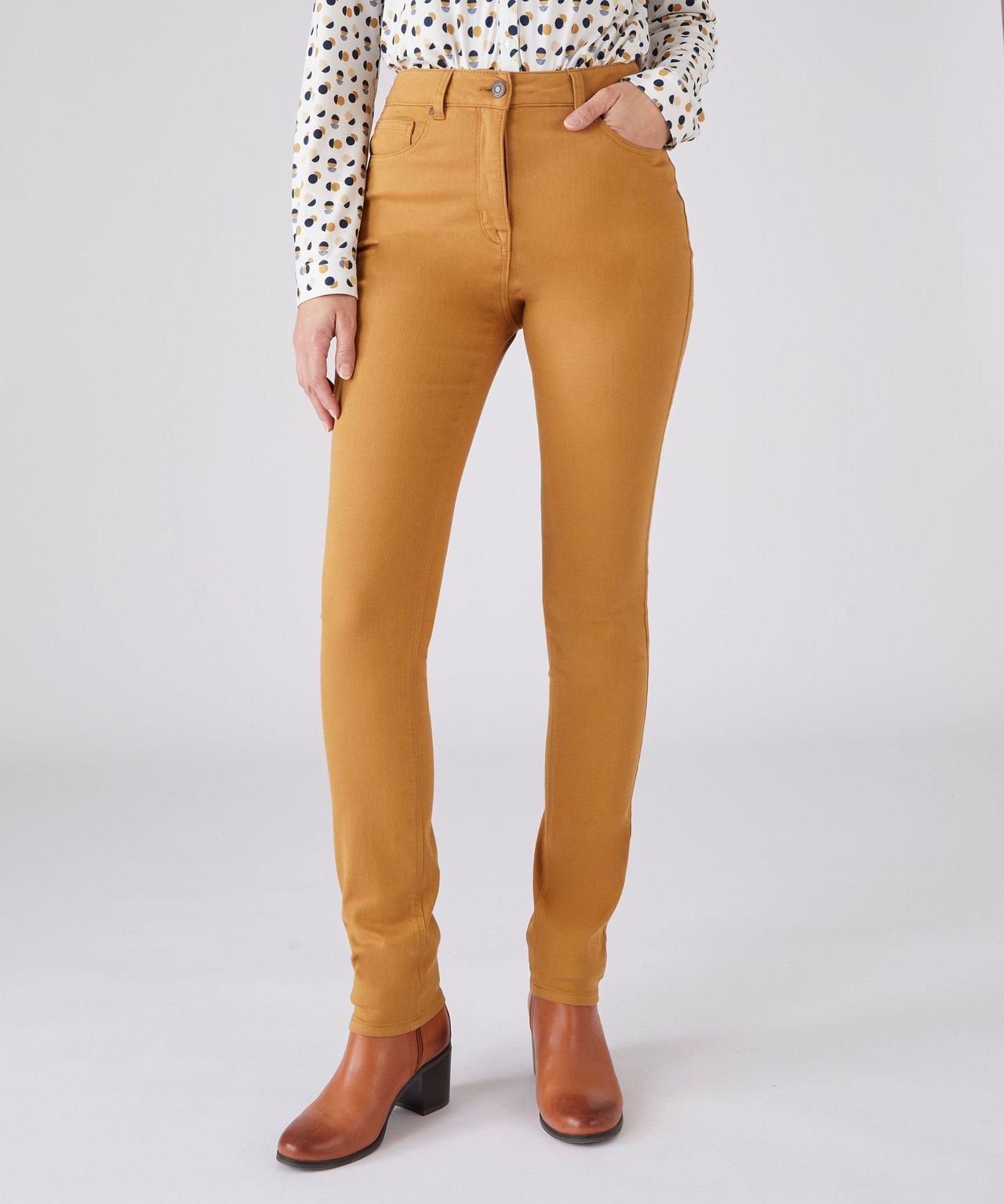 Slim-jeans, Perfect Fit By . Damen Braun 46 von Damart