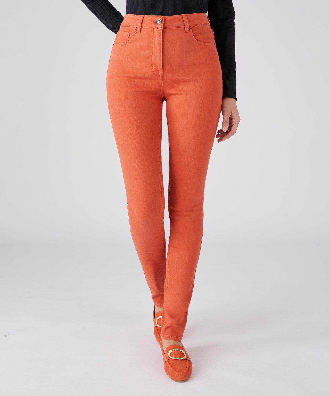 Slim-jeans, Perfect Fit By . Damen Orange 50 von Damart