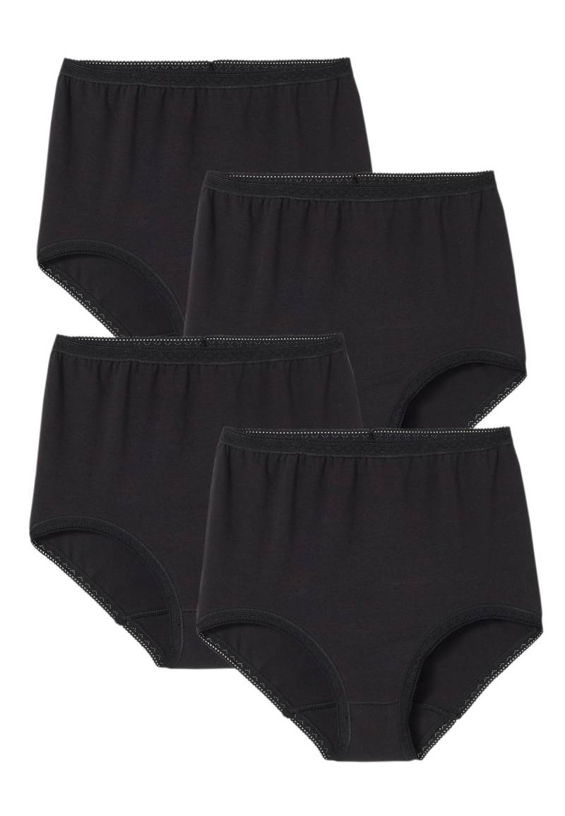 Slip ,maxi Im 3er-pack + 1 Gratis. Damen Schwarz 38/40 von Damart