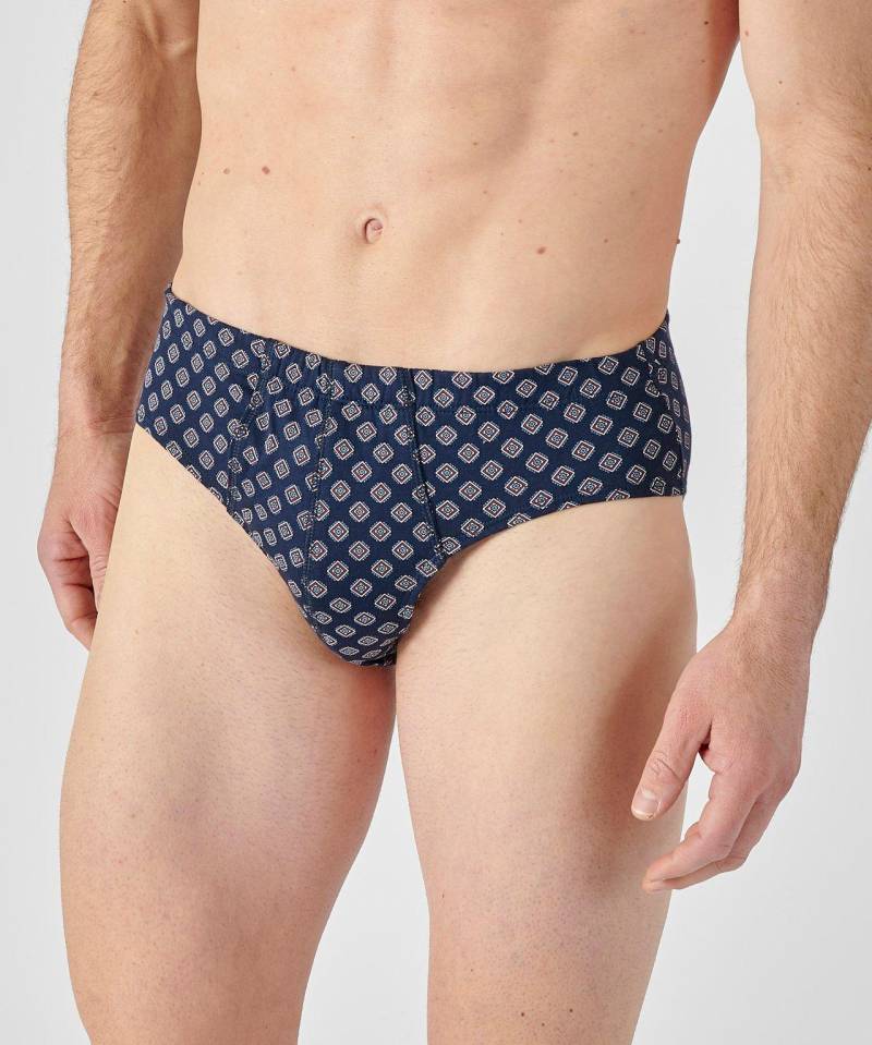 Slips Mit Eingriff Aus Reiner Baumwolle Im 3er-pack. Herren Blau XXL von Damart