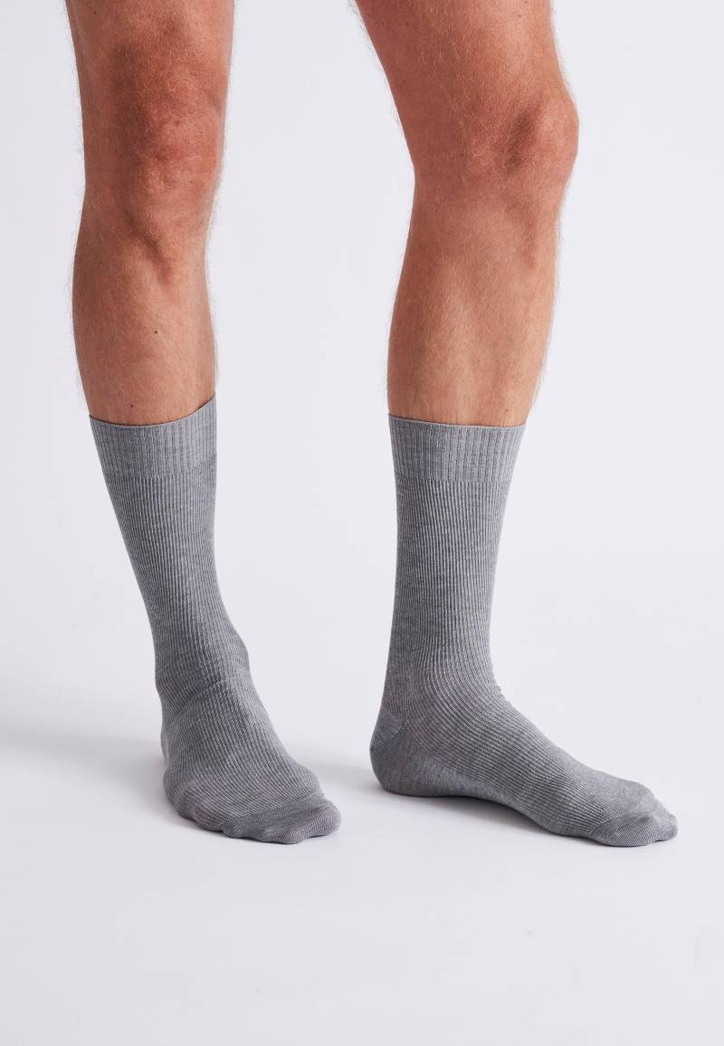 Socken Aus Fil-d'ecosse-mischung. Damen Grau 36-38 von Damart