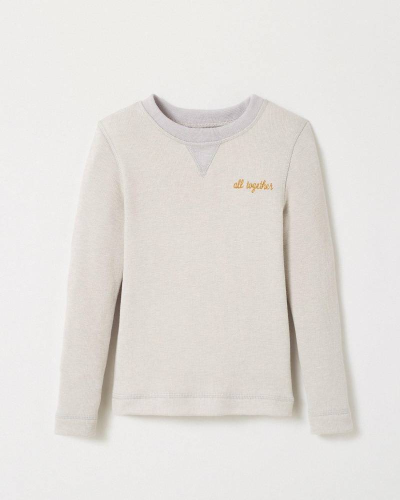 Sweatshirt Aus Angerautem Thermolactyl-molton Sensitive, Wärmegrad Intense 5. Jungen Grau 104 von Damart