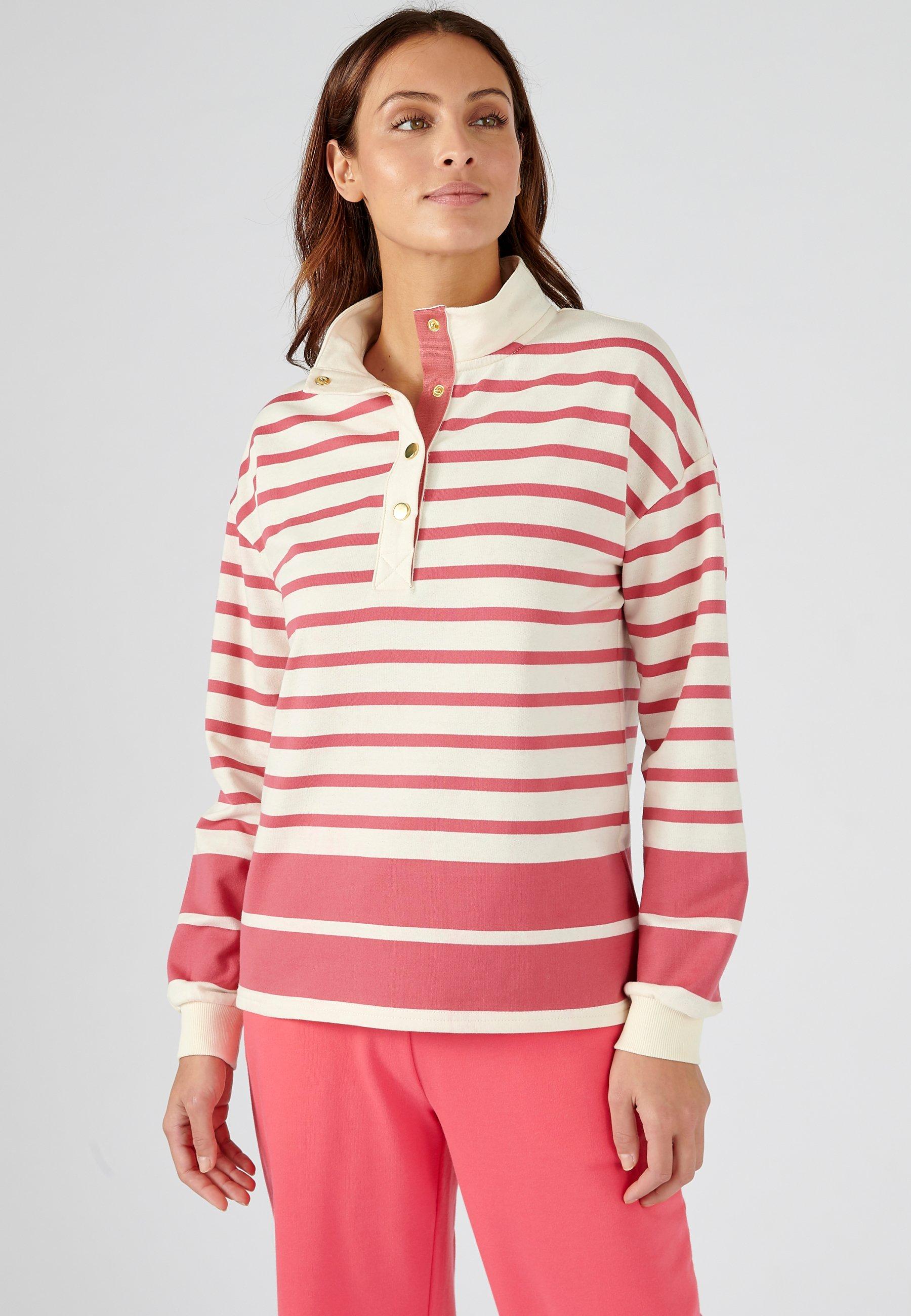 Sweatshirt In Marine-optik. Damen Rosa 54/56 von Damart