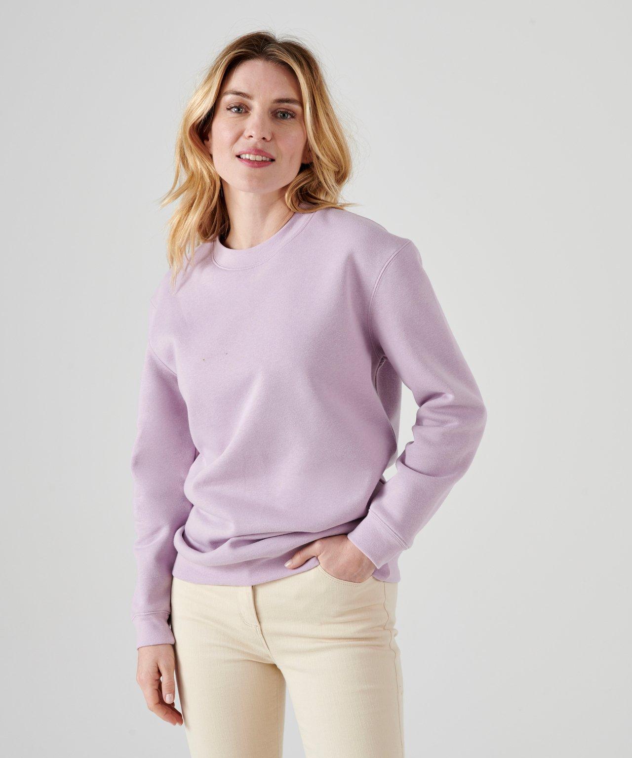 Sweatshirt. Damen Violett 38/40 von Damart