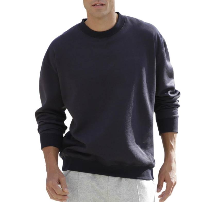 Sweatshirt. Herren Blau S von Damart