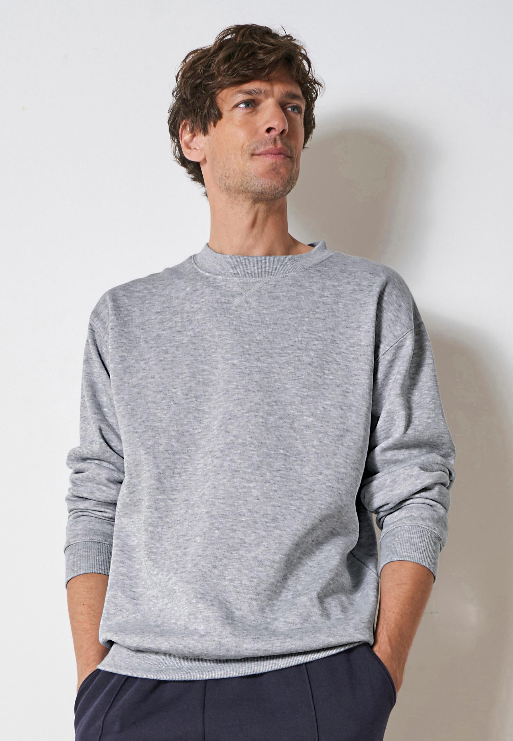 Sweatshirt. Herren Grau L von Damart