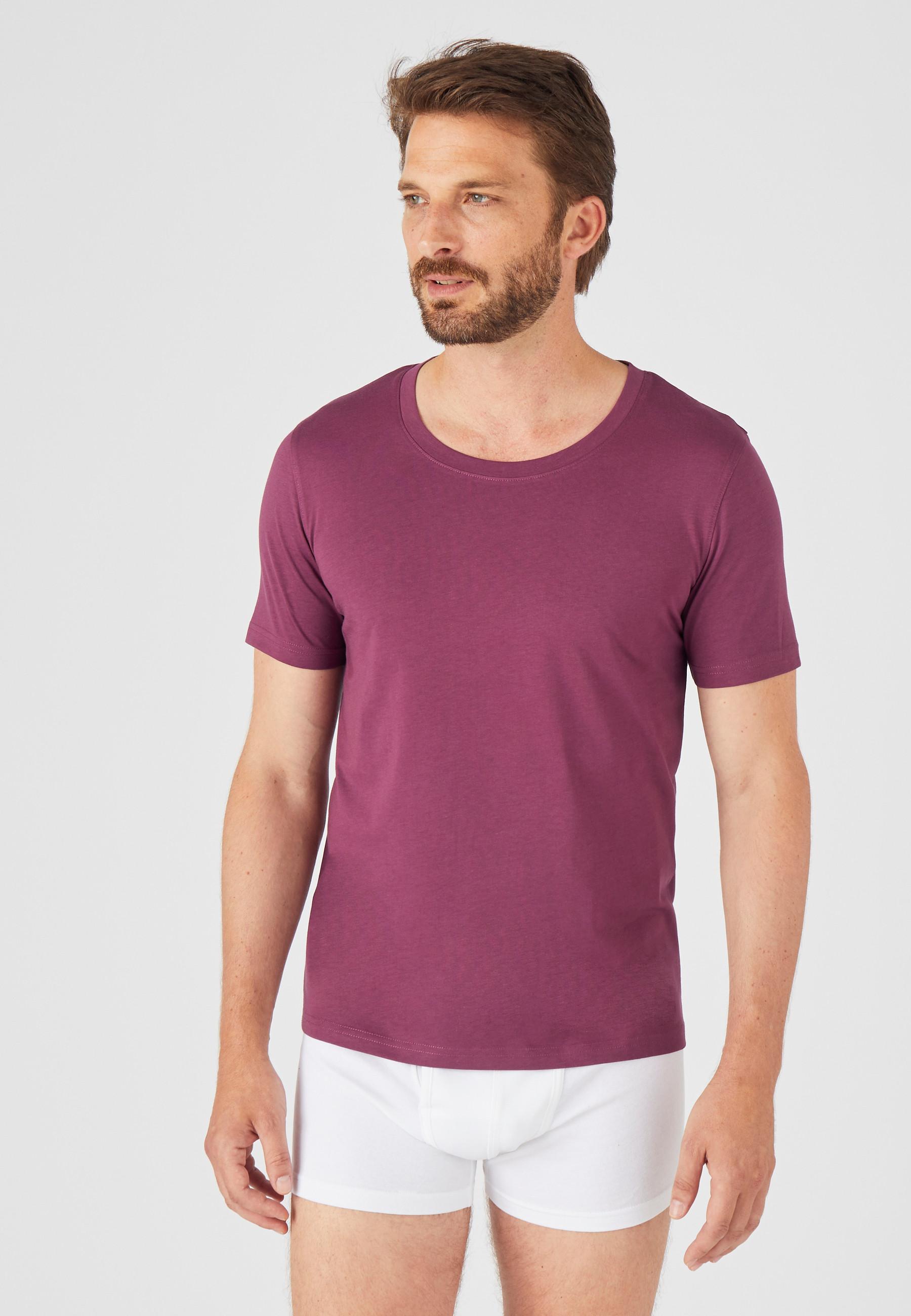 T-shirt. Herren Violett M von Damart