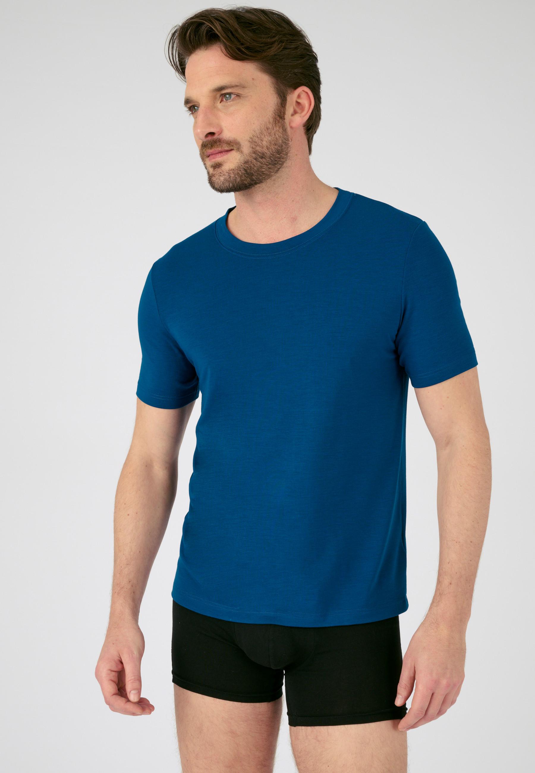 Thermoregulierendes T-shirt Herren Blau S von Damart