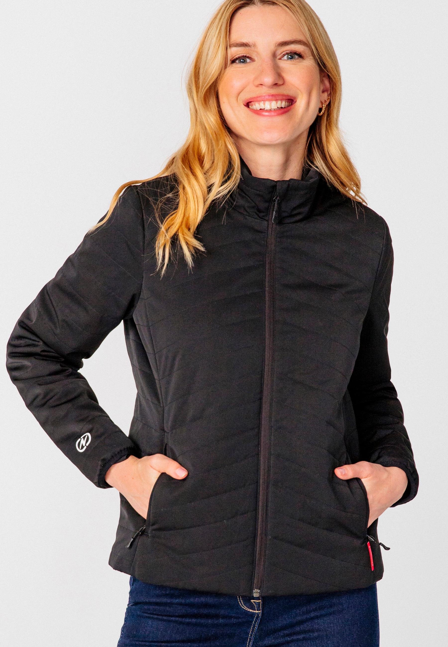 Wasserabweisende Thermolactyl-steppjacke Mit Langen Ärmeln, . Damen Schwarz 42/44 von Damart