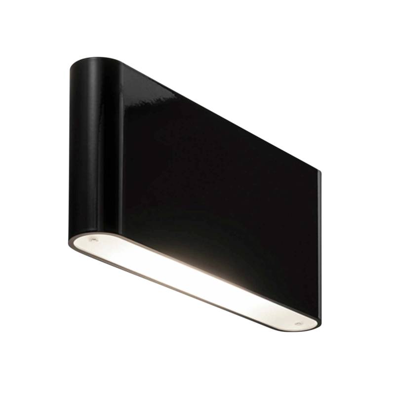 Two Flags LED Wandleuchte, Farbe schwarz von Danese Milano