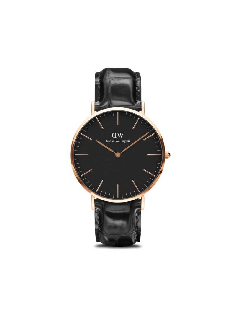 Daniel Wellington Classic Reading 40mm - Black von Daniel Wellington