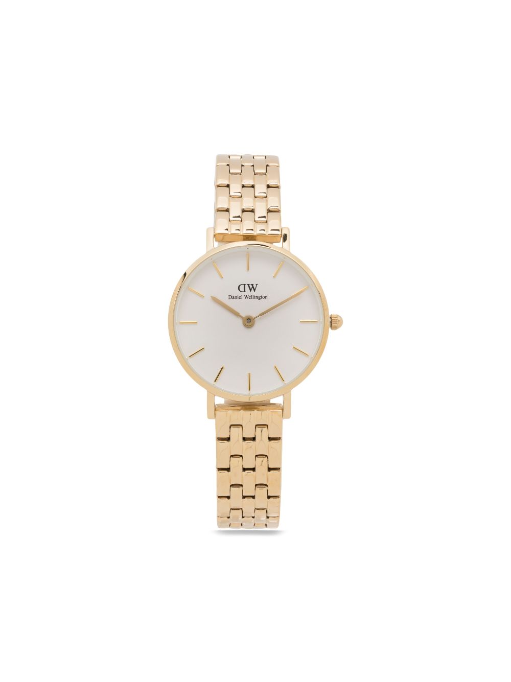 Daniel Wellington Petite 5-Link 28mm - White von Daniel Wellington