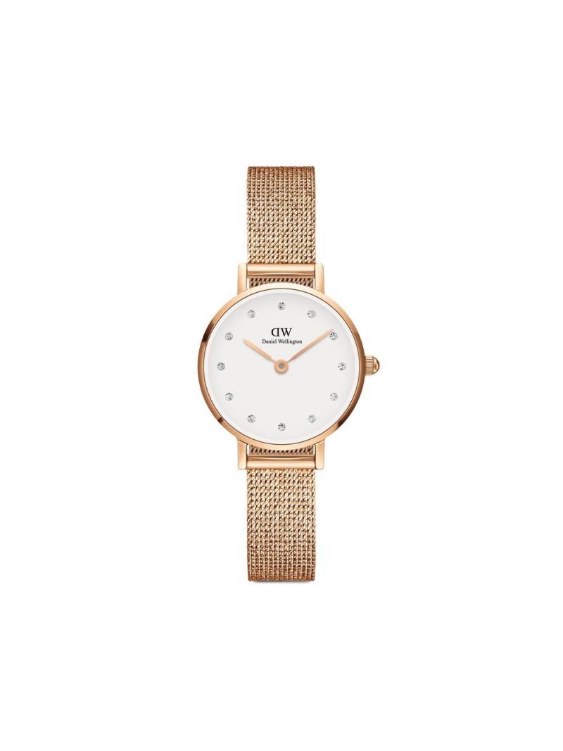 Daniel Wellington Petite Pressed Studio 24mm - White von Daniel Wellington