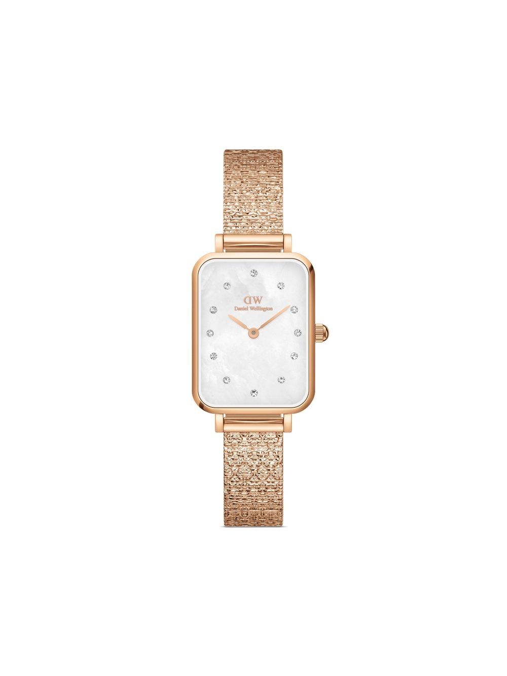 Daniel Wellington Quadro Pressed Studio Lumine 26mm - White von Daniel Wellington