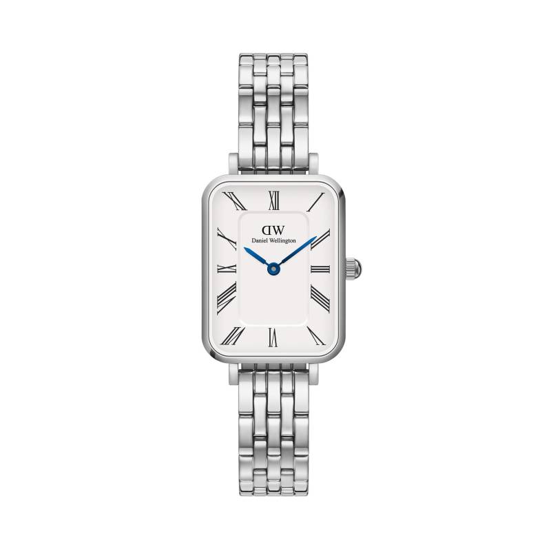 Uhr Daniel Wellington Quadro Roman Numerals 5-Link DW00100691 Silberfarben von Daniel Wellington