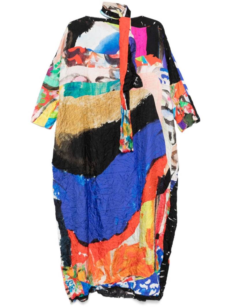 Daniela Gregis abstract-pattern dress - Black von Daniela Gregis