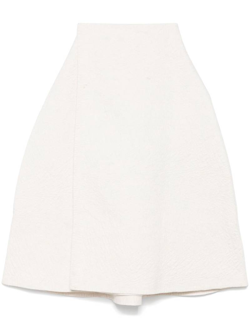 Daniela Gregis quilted midi skirt - White von Daniela Gregis