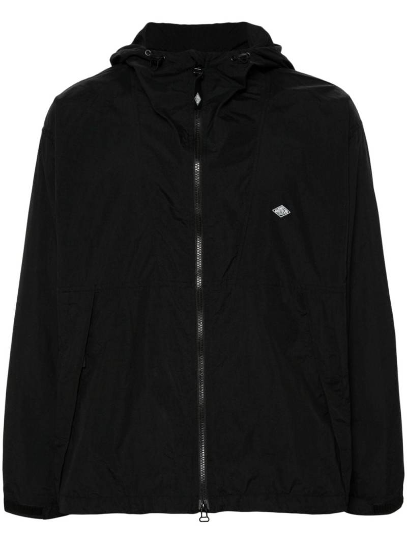 Danton hooded lightweight jacket - Black von Danton