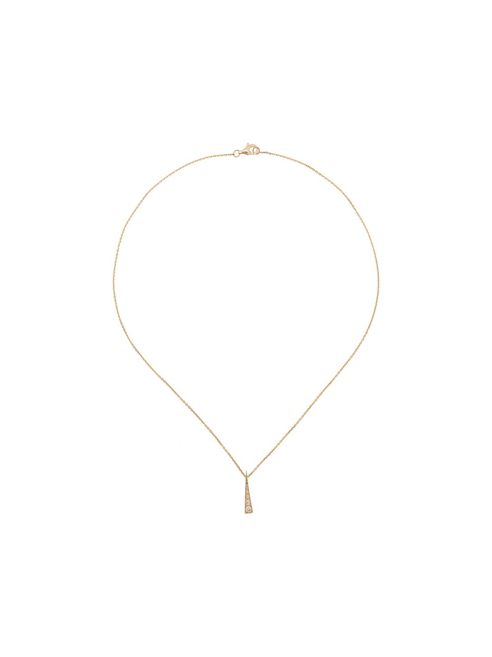 Daou 18kt yellow gold Spark diamond convertible necklace