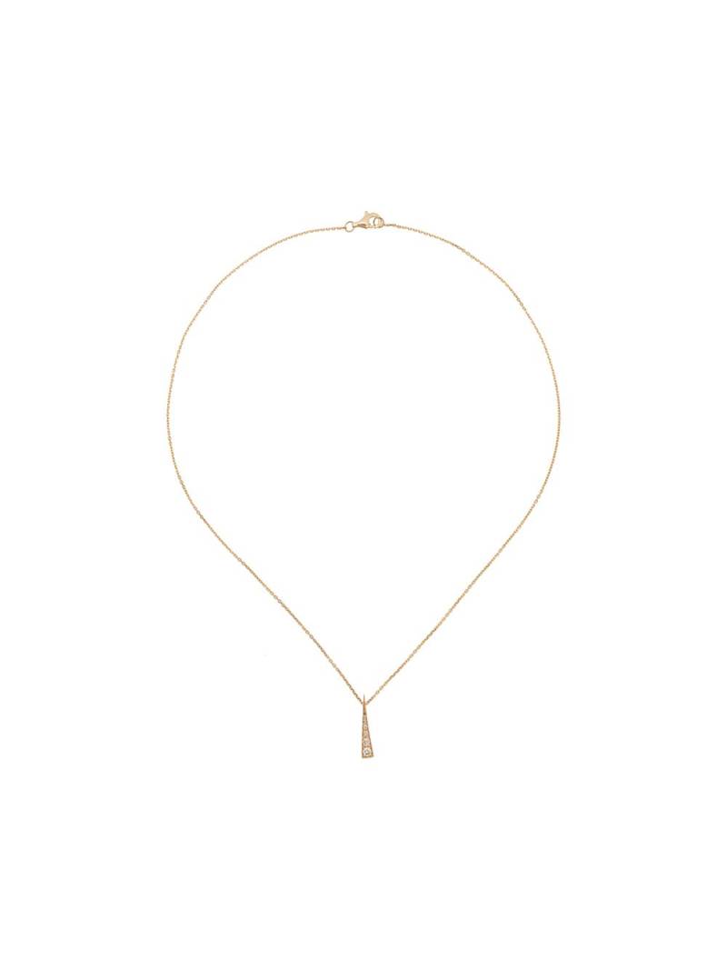 Daou 18kt yellow gold Spark diamond convertible necklace von Daou