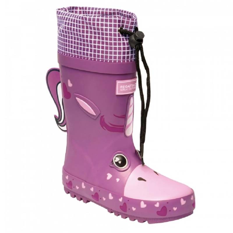 Mudplay Dinosaurier Gummistiefel Unisex Lila 28 von Dare 2B