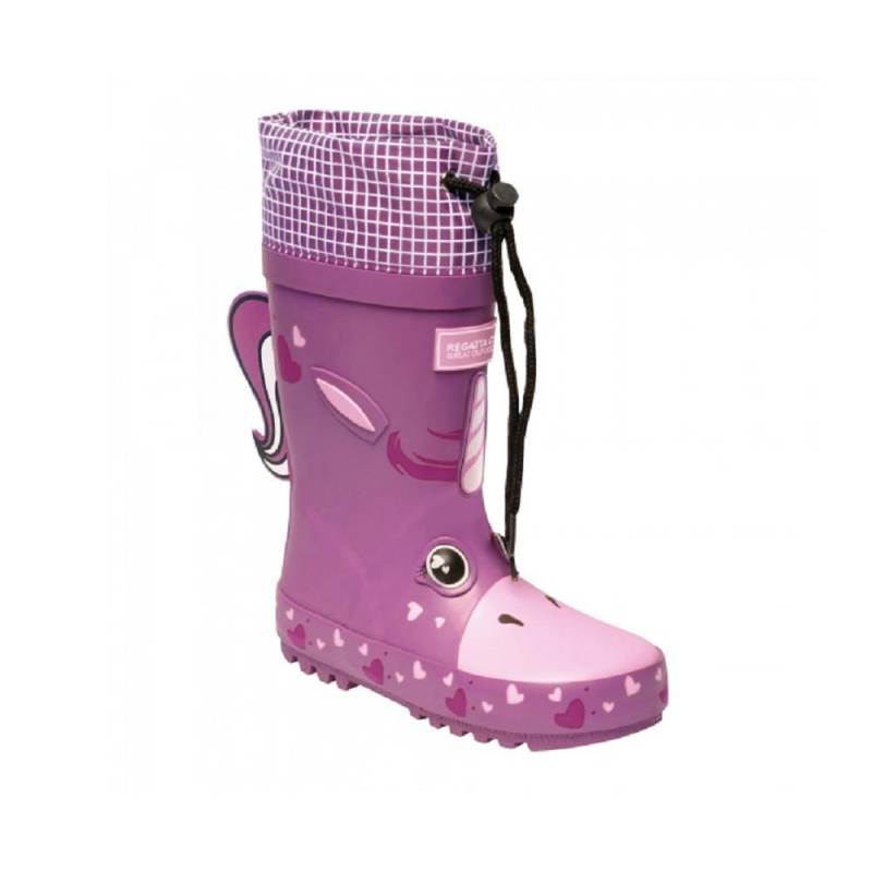 Mudplay Dinosaurier Gummistiefel Unisex Lila 31 von Dare 2B