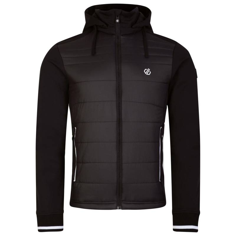 Hybridjacke Durchgehender Reißverschluss Herren Schwarz 3XL von Dare 2B