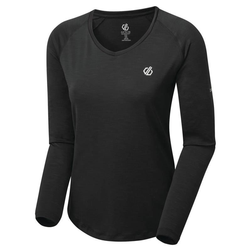 Dare 2B - Langarmshirt Discern, für Damen, Schwarz, Größe 42 von Dare 2B