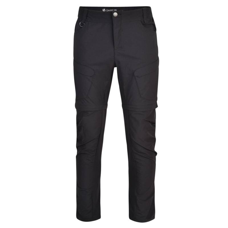 Dare 2B - Multi Pocket Zip Off Hosen, für Herren, Schwarz, Größe W40 von Dare 2B