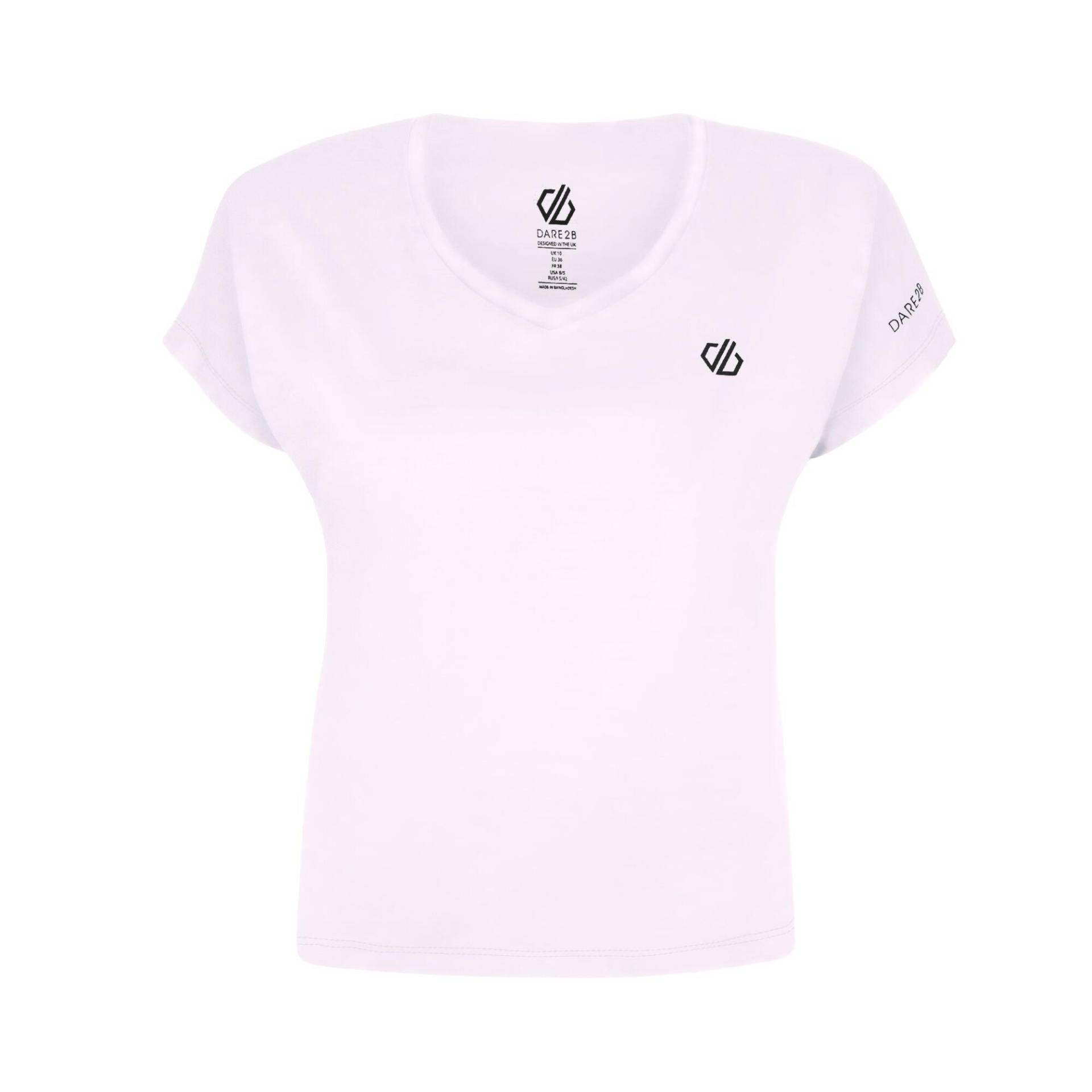 Refining Tshirt Damen Weiss 40 von Dare 2B