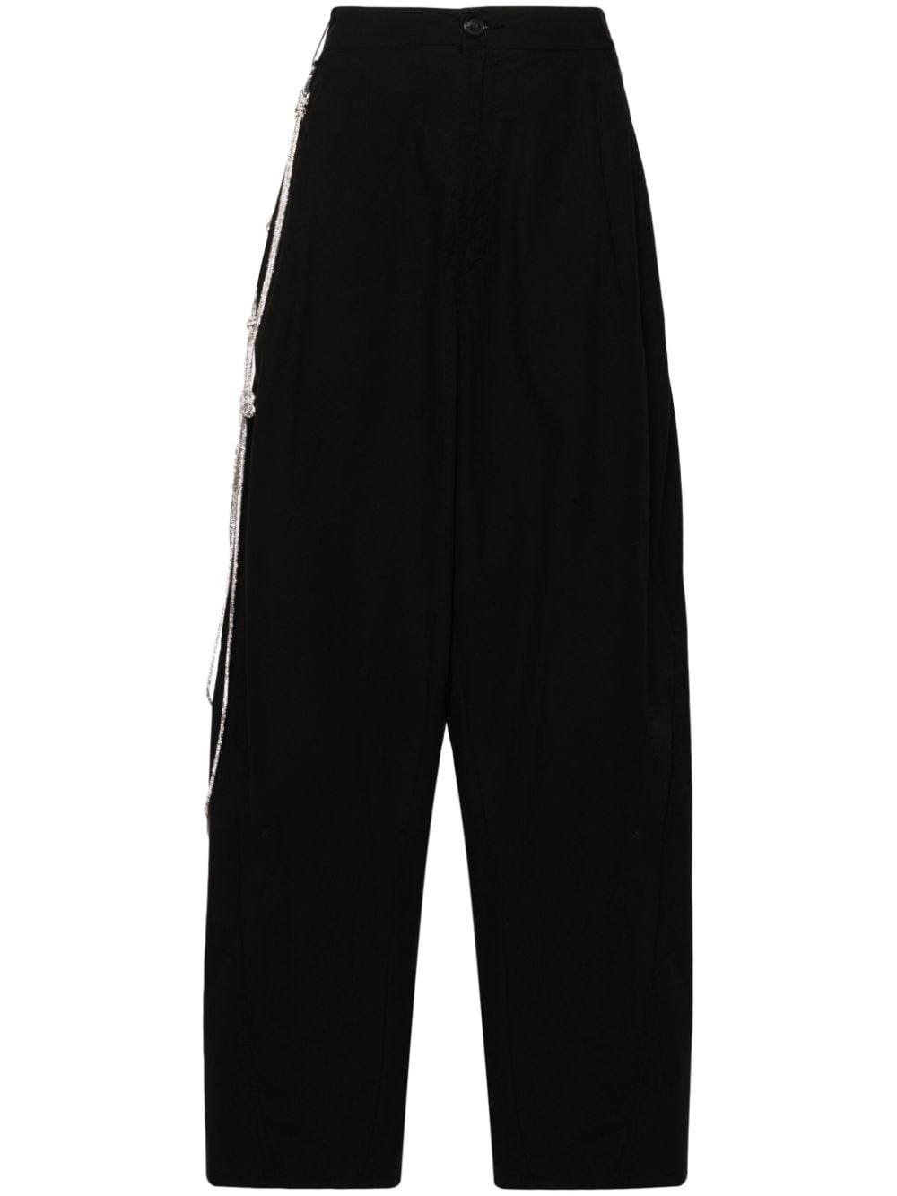 DARKPARK Phebe wide-leg trousers - Black von DARKPARK