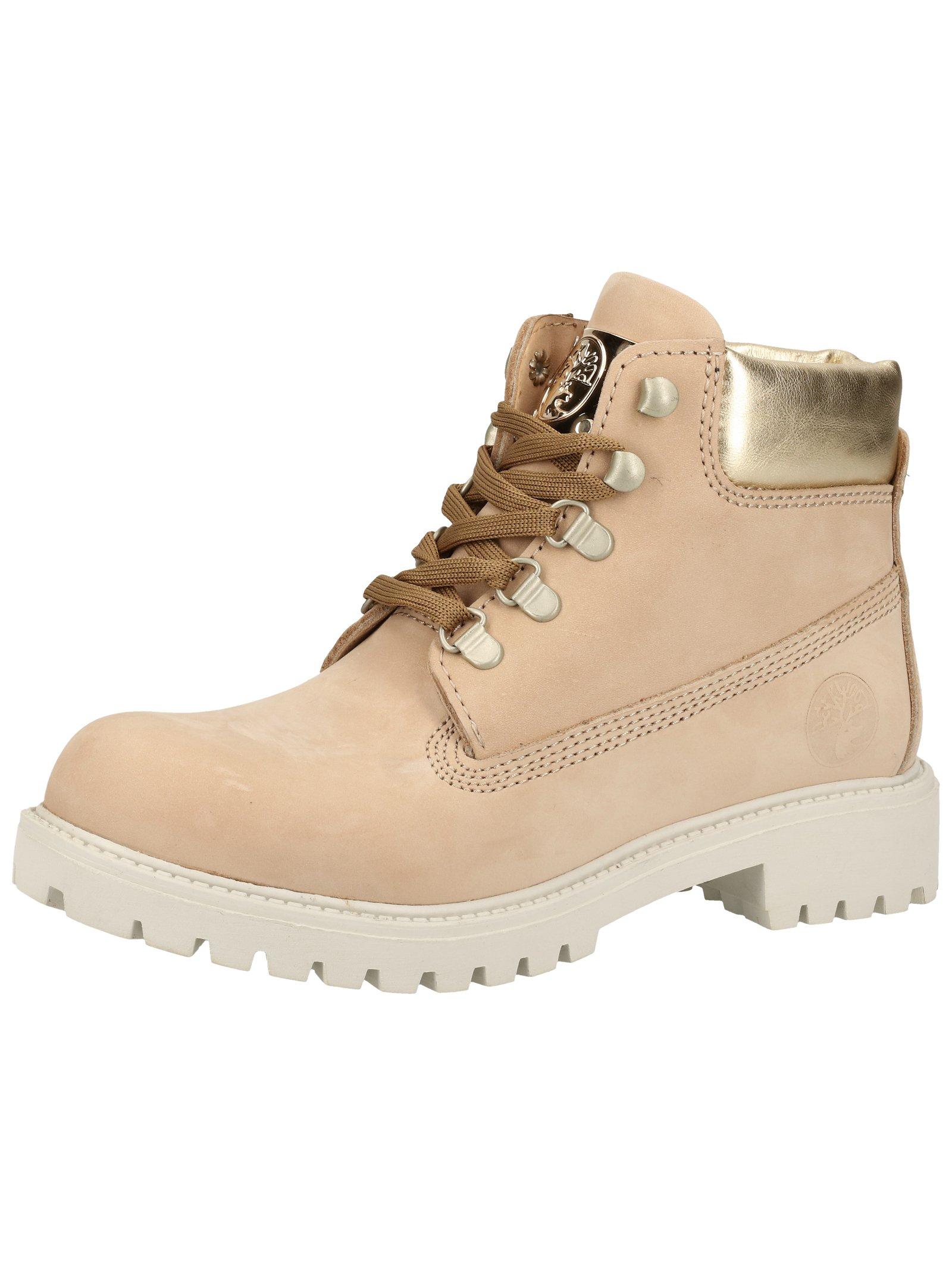 Stiefelette Damen Beige 36 von Darkwood