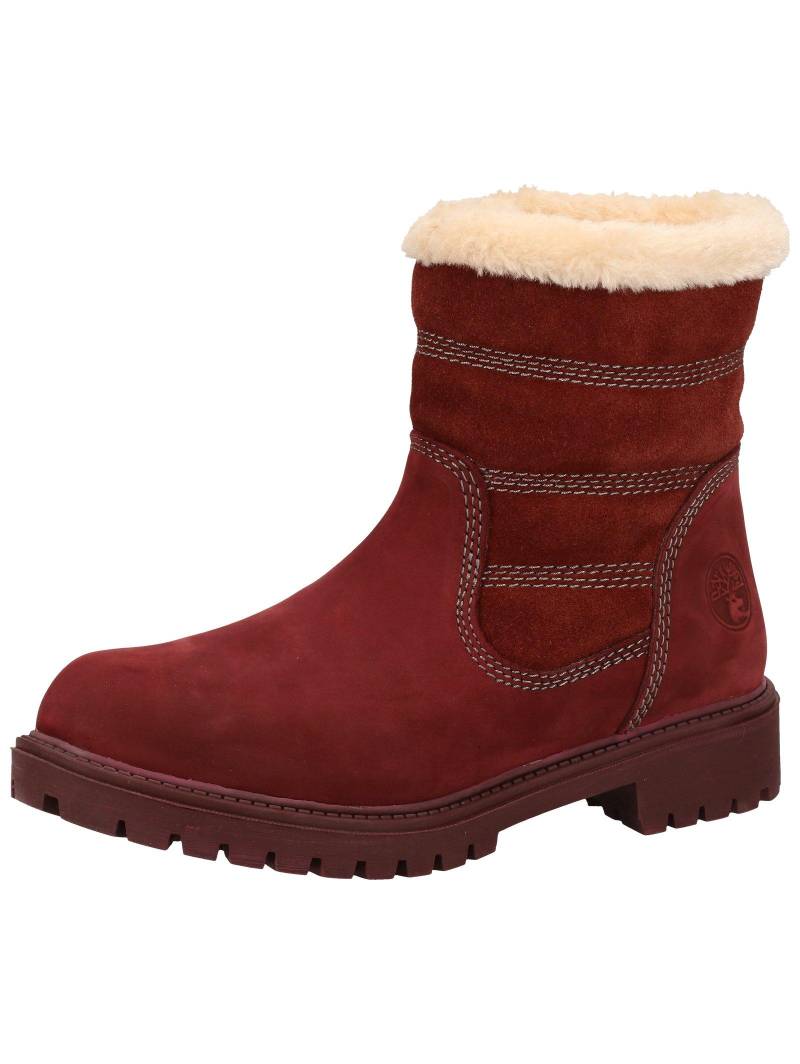 Stiefelette Damen Weinrot 36 von Darkwood