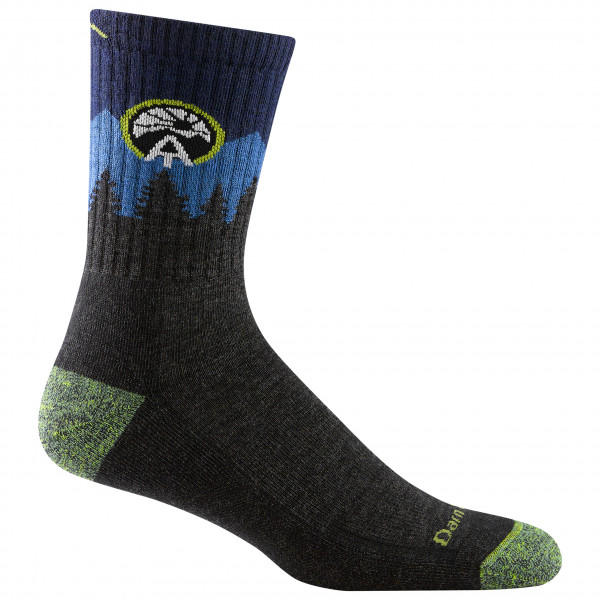 Darn Tough - ATC Micro Crew Midweight with Cushion - Wandersocken Gr XL schwarz von Darn Tough