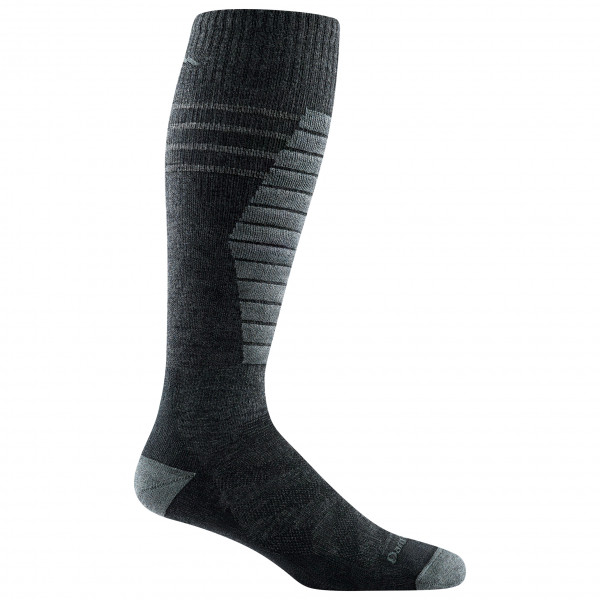 Darn Tough - Edge Over the Calf Midweight Cushion+Padded Shin - Skisocken Gr L schwarz von Darn Tough