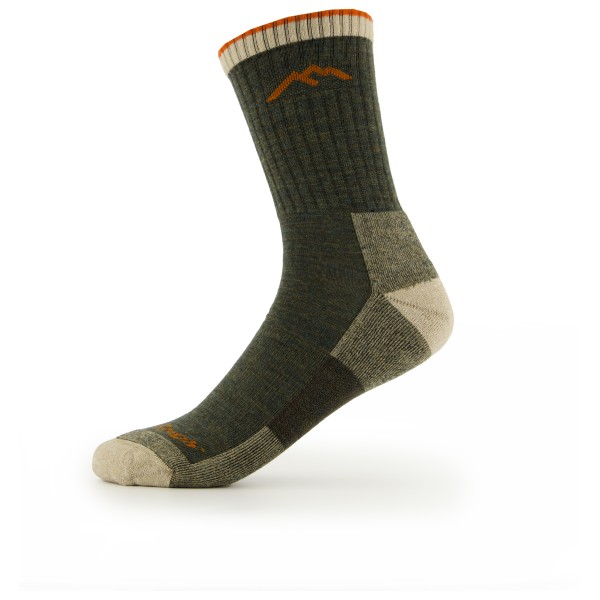 Darn Tough - Hiker Micro Crew Midweight With Cushion - Wandersocken Gr L oliv von Darn Tough