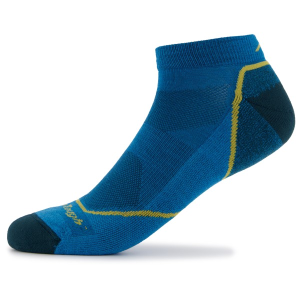 Darn Tough - Light Hiker No Show Lightweight with Cushion - Wandersocken Gr XL grau von Darn Tough