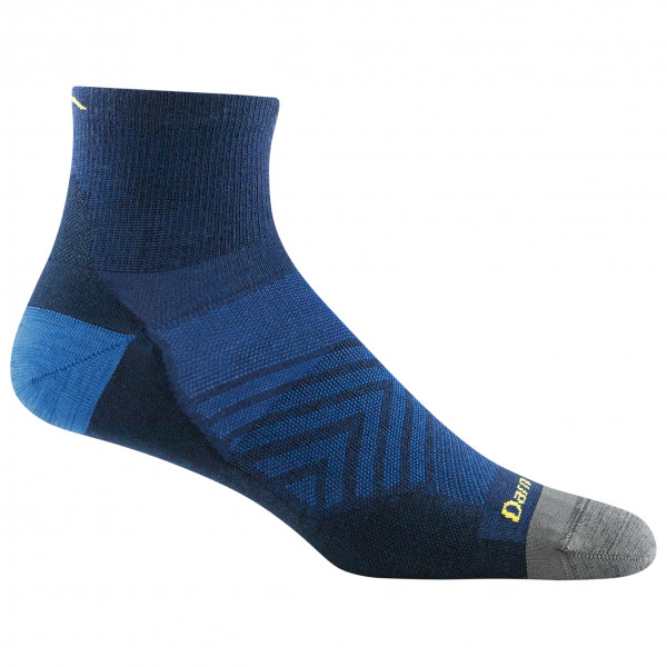 Darn Tough - Run 1/4 Ultra-Lightweight - Laufsocken Gr L;M;XL blau;schwarz;weiß von Darn Tough