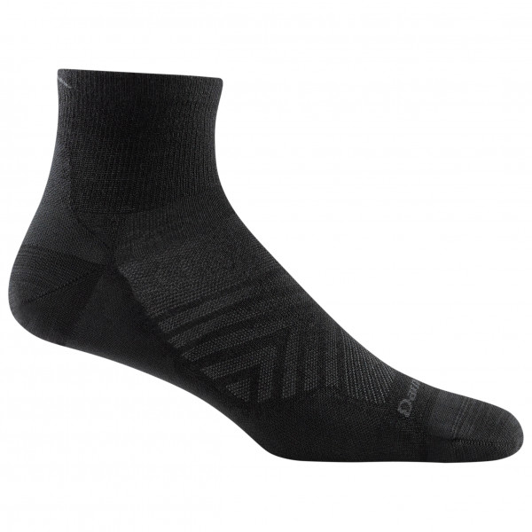 Darn Tough - Run 1/4 Ultra-Lightweight - Laufsocken Gr L schwarz von Darn Tough