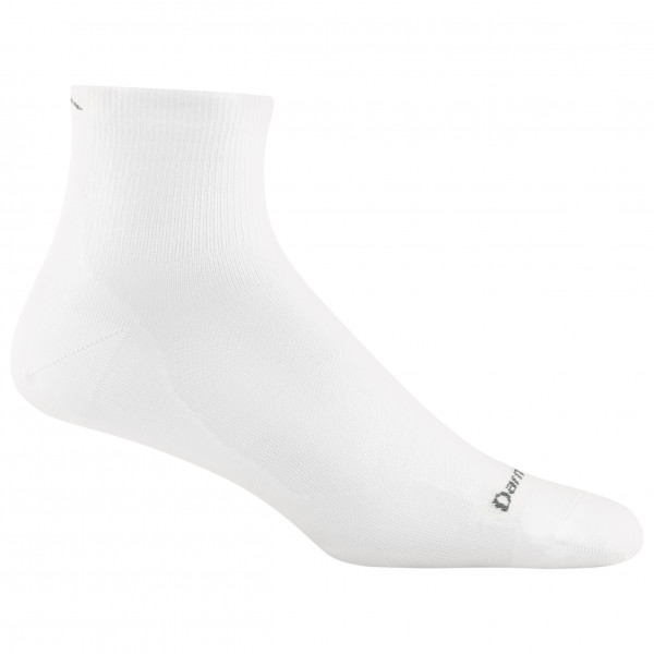 Darn Tough - Run 1/4 Ultra-Lightweight - Laufsocken Gr L weiß von Darn Tough