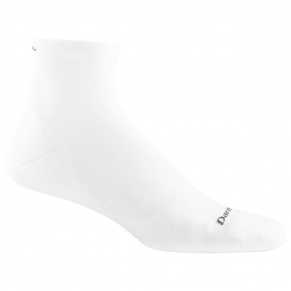 Darn Tough - Run 1/4 Ultra-Lightweight with Cushion - Laufsocken Gr XL weiß von Darn Tough