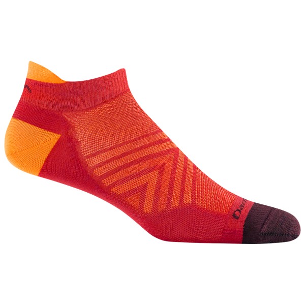 Darn Tough - Run No Show Tab Ultra-Lightweight - Laufsocken Gr L rot von Darn Tough