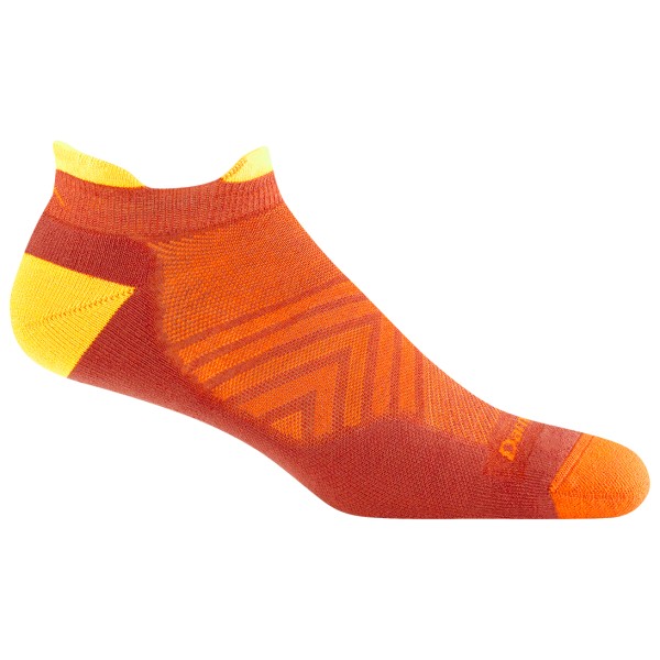 Darn Tough - Run No Show Tab Ultra-Lightweight with Cushion - Laufsocken Gr L rot von Darn Tough