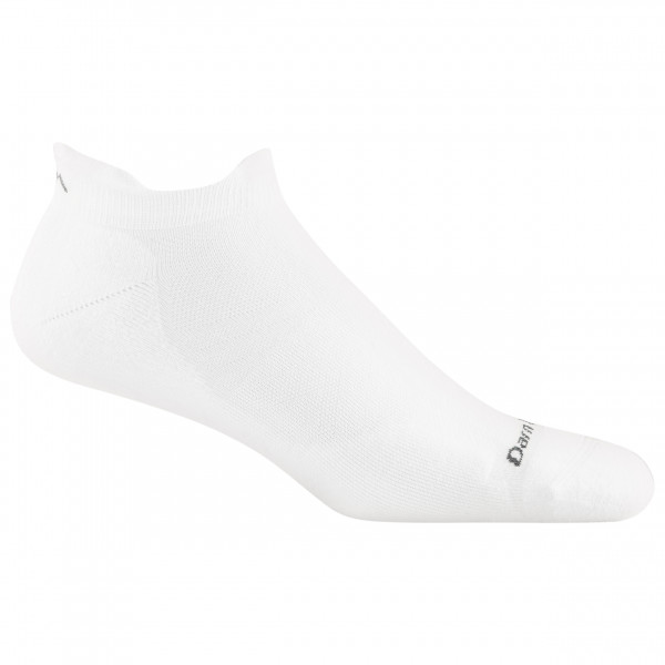 Darn Tough - Run No Show Tab Ultra-Lightweight with Cushion - Laufsocken Gr M weiß von Darn Tough