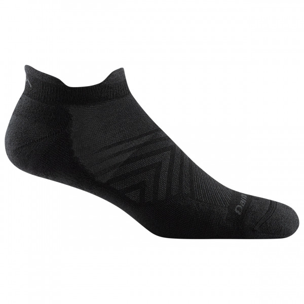 Darn Tough - Run No Show Tab Ultra-Lightweight with Cushion - Laufsocken Gr XL schwarz von Darn Tough