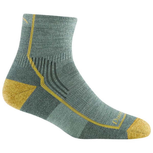 Darn Tough - Women's Hiker 1/4 Midweight with Cushion - Wandersocken Gr S oliv von Darn Tough