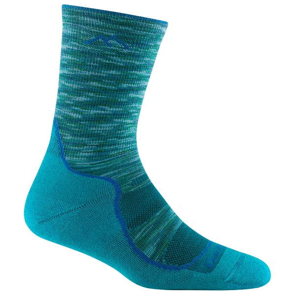 Darn Tough - Women's Light Hiker Micro Crew Light With Cushion - Wandersocken Gr L türkis von Darn Tough