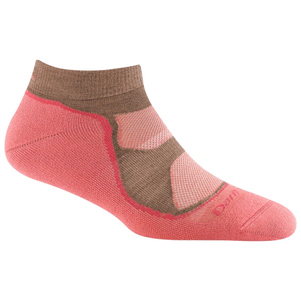 Darn Tough - Women's Light Hiker No Show Lightweight w Cushion - Wandersocken Gr L rosa von Darn Tough